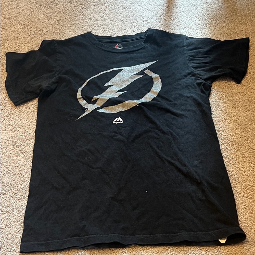 Majestic Triple Peak Black Tee